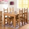 Mexican Pine Dining Set With 5ft Table