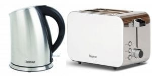 Kettle & Toaster Set In Chrome