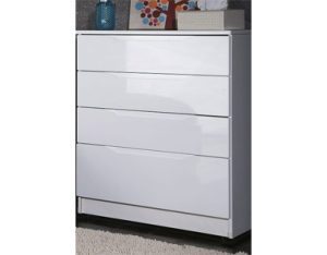 Genoa High Gloss White Chest