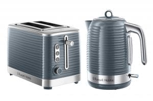 Inspire Grey Kettle & Toaster Set