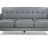 Oslo Grey Fabric Sofa