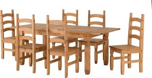 Pine Table & 6 Chairs