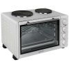 30L Mini Electric Oven with Double Hotplates