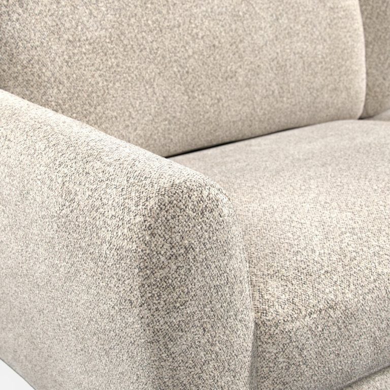 Louise Boucle Linen Sofa - Image 5